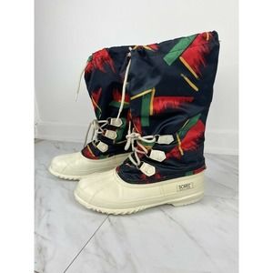 Vintage Sorel Multicolor Boots Retro 80’s 90’s